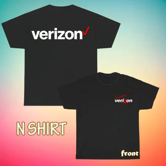 Discover New Verizon Logo Unisex Double Sided T-Shirt