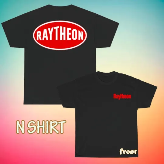 Discover Raytheon Logo Unisex Double Sided T-Shirt