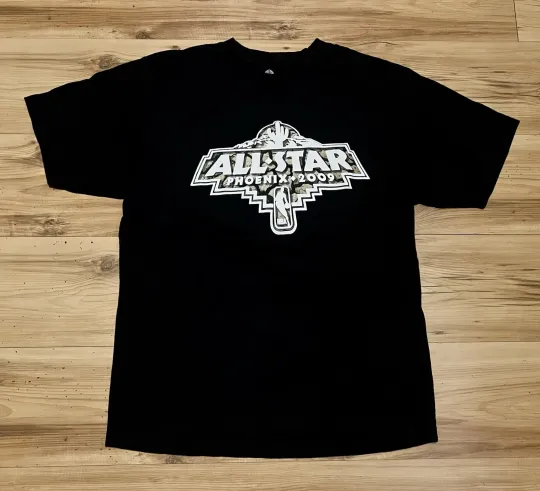 Discover Vintage UNK 2009 NBA All Star Game Phoenix Shirt Mens XL Black