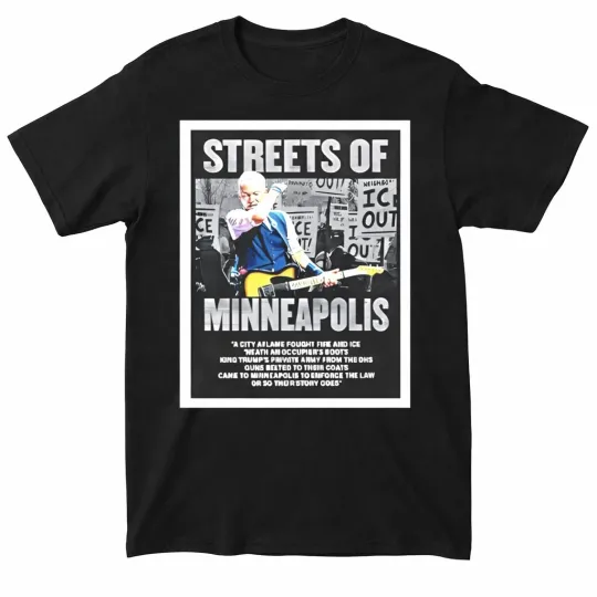 Bruce Springsteen Streets of Minneapolis T-Shirt