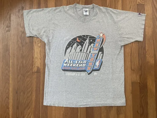 Discover Vintage 1998 NBA All-Star Game T-Shirt XL Men's New York Pro Player NBA on NBC