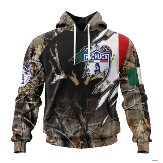 Discover LIGA MX C.F. Pachuca Special Camo Hunting Hoodie Gift Him