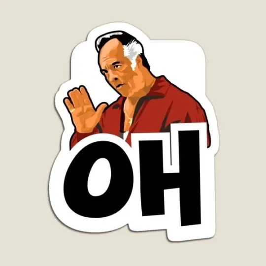 Discover Sopranos Vinyl Die Cut Sticker