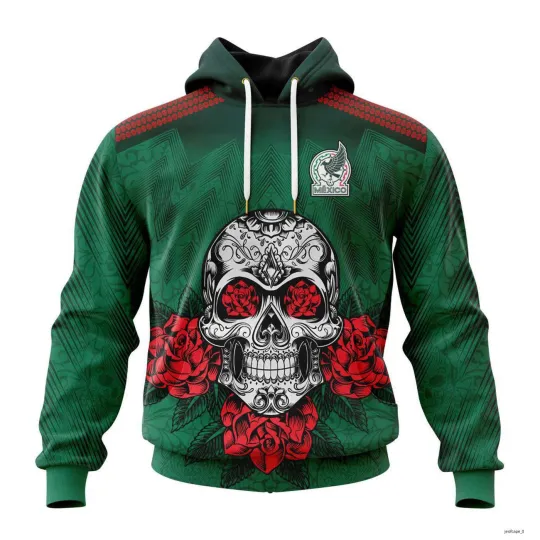 Discover Mexico National Team Home Dia De Muertos Design Hoodie Kits