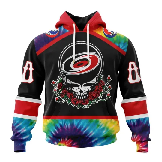 Personalized Carolina Hurricanes Grateful Dead 3D Hoodie