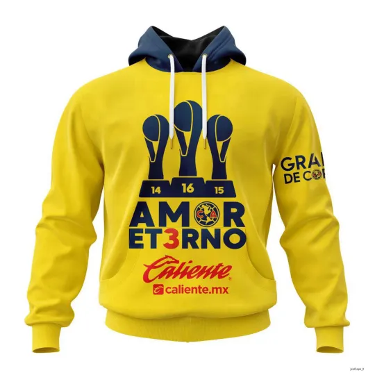 Discover LIGA MX Club America Special Tricampeones Hoodie