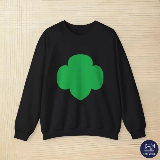 Discover Girl Scouts Trefoil Logo Unisex Sweatshirt