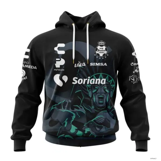 Discover Personalized LIGA MX Club Santos Laguna 3D Hoodie