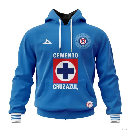 Discover Personalized LIGA MX Cruz Azul 3D Hoodie