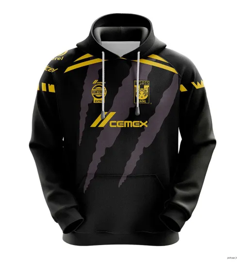 Discover Liga MX Tigres 3D Hoodie, Gift for Fan