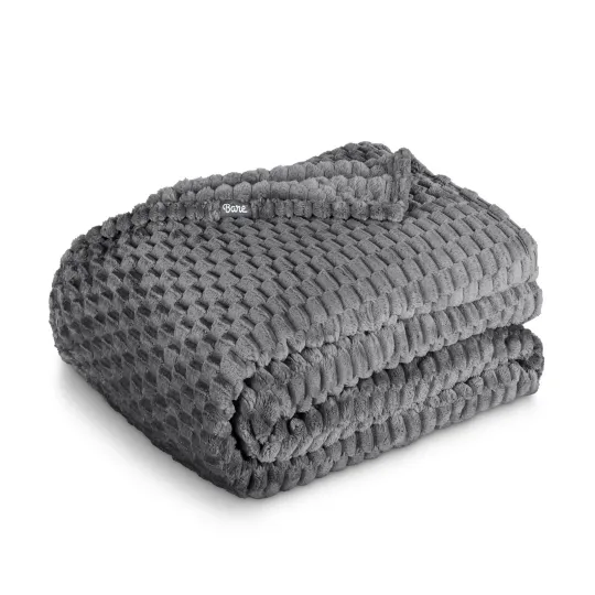 Discover Bare Home Microplush Waffle Textured Blanket