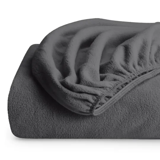Discover Super Soft Fleece Fitted Sheet - Deep Pocket from Bare Home