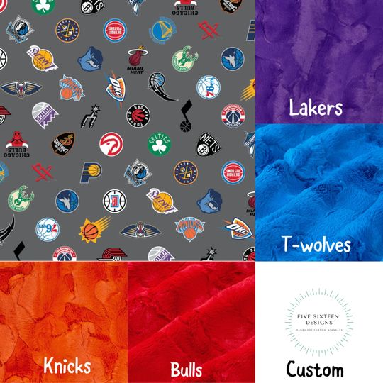 Discover NBA Minky Blanket