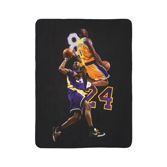 Kobe Bryant Sherpa Blanket | Lakers Fan Gift