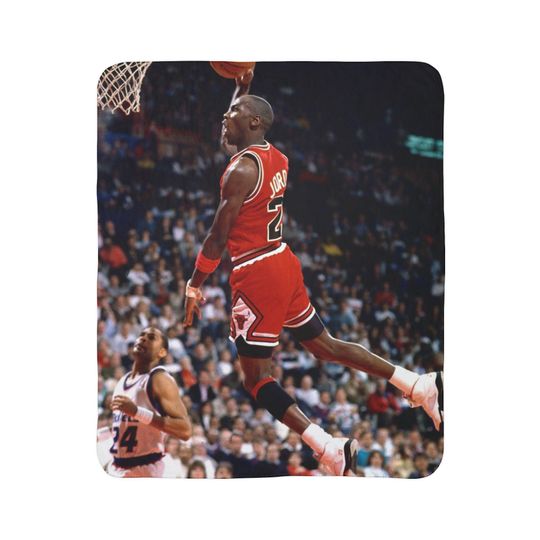 Discover Michael Jordan Fleece Blanket: Plush Throw for Basketball Fans