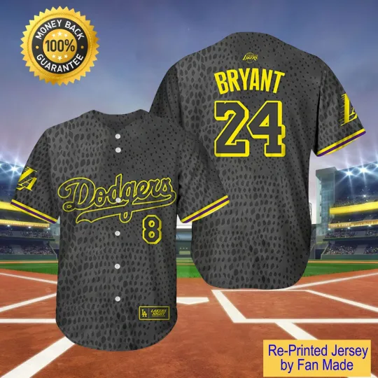 Discover Dodgerss Lakerss Night Bryant 24 Jersey Giveaway 2025