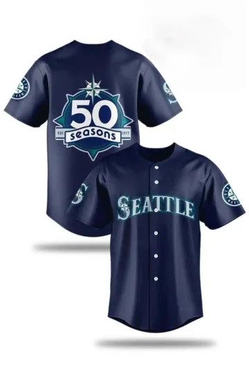 Discover Seeattle x Marinerss 50th Jersey Giveaway 2025 - All Size