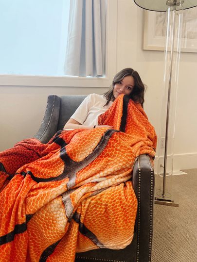Discover Basketball Ball Blanket
