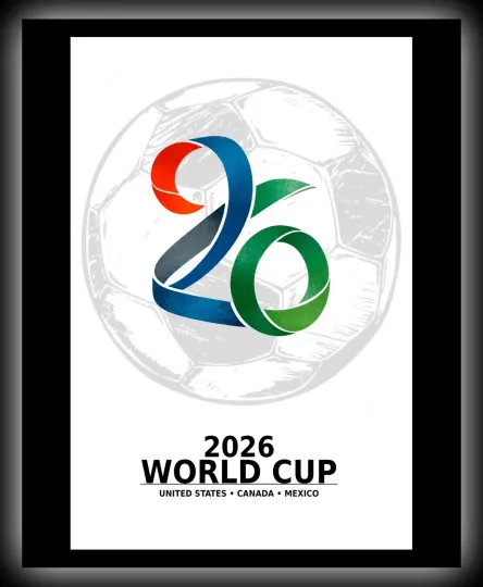 Discover World Cup 2026 Soccer Art Poster Print – CREST – Matte Paper Poster