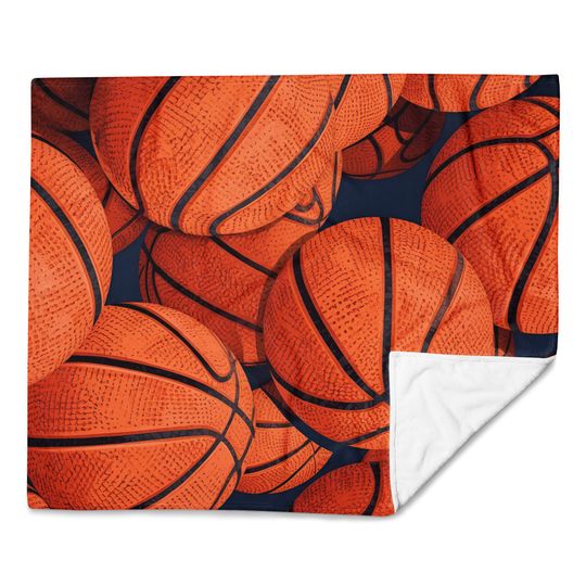 Discover Cozy Basketball Throw Blanket  Cozy Sports Fan Gift  Game Day Couch & Bed Decor