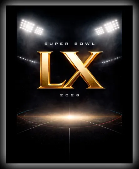 Discover 2026 Super Bowl LX • Metal Wall Art