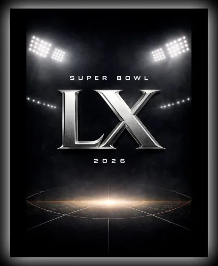 Discover 2026 Super Bowl LX • Core • Metal Wall Art