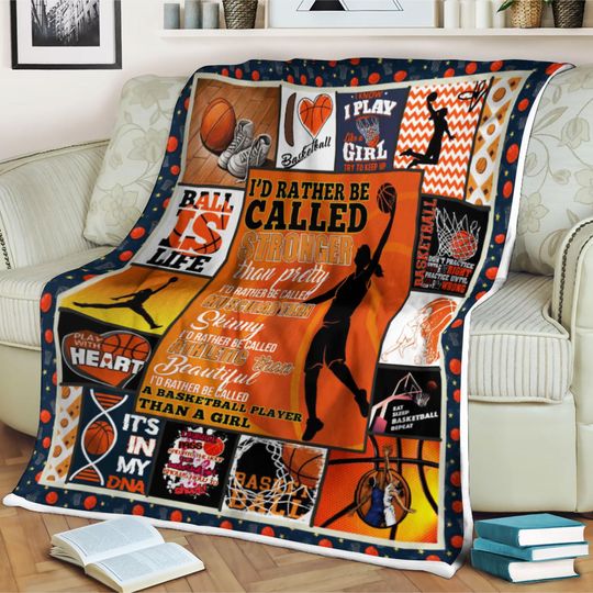 Basketball Sherpa Blanket, Basketball Mom Blanket, Basketball Coach Blanket, Basketball Team Blanket, Basketball Grandma Blanket