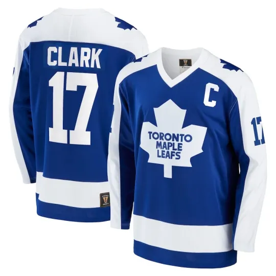 Discover Toronto Blue Breakaway Heritage Wendel Clark Hockey Jersey Retro