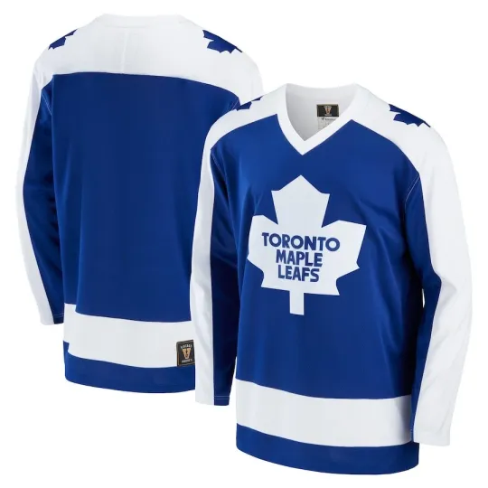 Discover Toronto Blue Premier Breakaway Heritage Blank Hockey Jersey