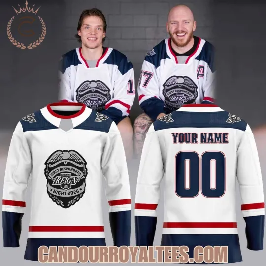 Discover Personalized Ontario Reign First Responders Night 2026 Hockey Shirt Fan Gear