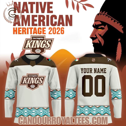 Discover Personalized Los Angeles Native American Heritage Night 2026 Hockey Shirt