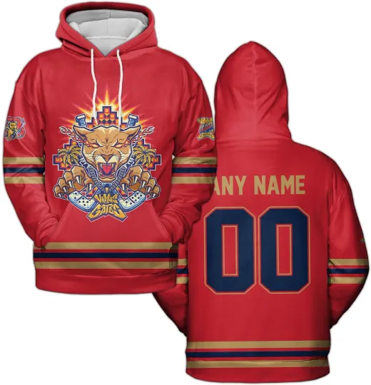 Discover Florida Panthers Vamos Gatos Night 2026 Hoodie Pullover - Size S to 5XL