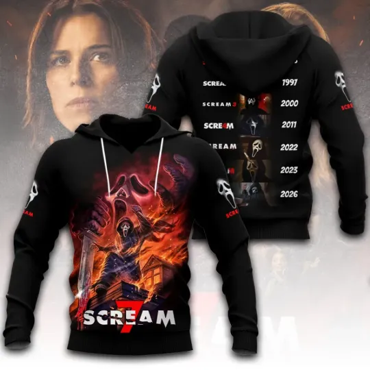Scream 2026 3D Hoodie