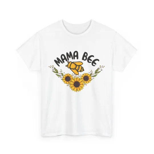Discover Mama Bee T-Shirt, Bees Lovers Beekeeping Women Mom Sunflower Shirt