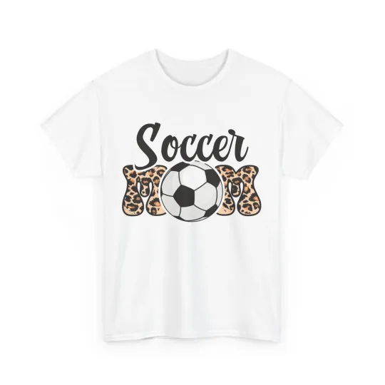 Discover Soccer Mom T-Shirt, Soccer Player Soccer Mom Leopard T-Shirt