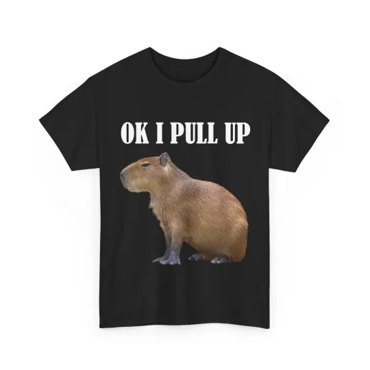 Discover Capybara Ok I Pull Up Capybara Rodents Lovers Zookeeper Women Men Shirt