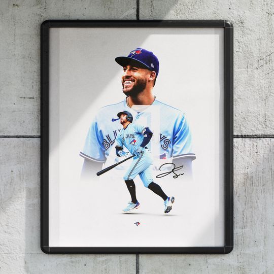 George Springer 4 Toronto Blue Jays Baseball Poster/Wall Decor