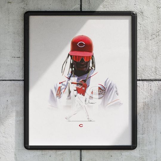 Discover Elly De La Cruz 44 Cincinnati Reds Baseball Poster/Wall Decor/Print