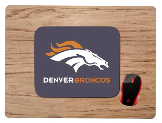 Discover Denver Broncos Logo Mouse Pad