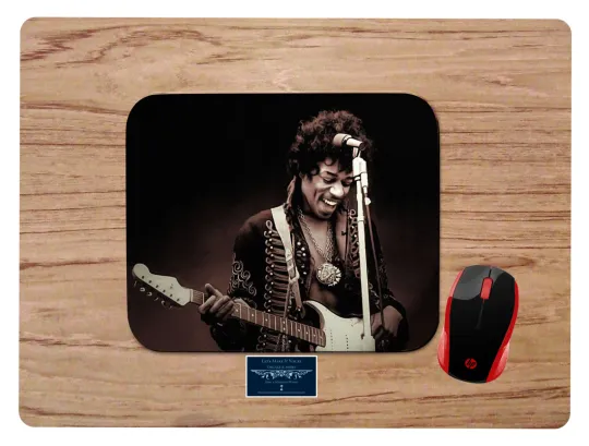 Discover Jimi Hendrix Design Mouse Pad