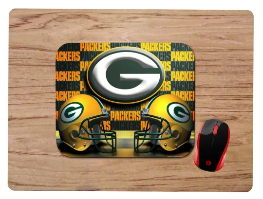 Green Bay Packers Mouse Pad Gaming and Office Accessory