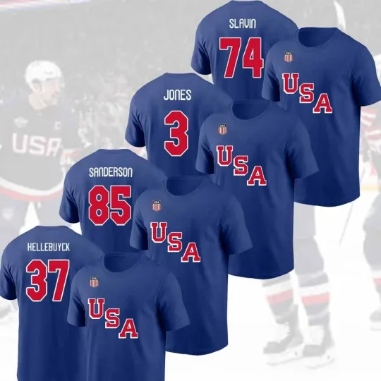 USA Hockey Team 2026 Winter Olympics Name & Number Players Unisex Gifts For Fans