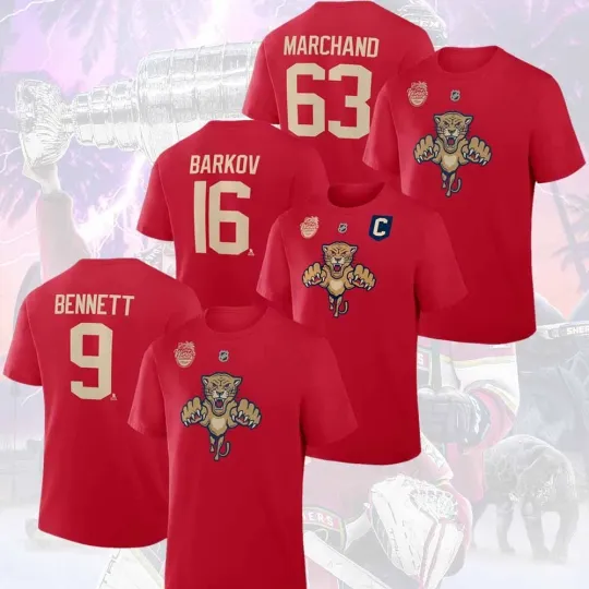 Florida Panthers Team Winter Classic 2026 Name & Number Players Gifts For Fans