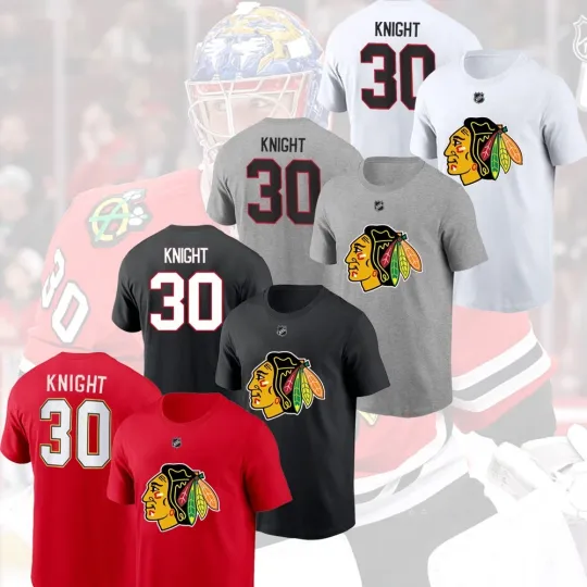 Discover Spencer Knight #30 Chicago Team Name & Number Player Unisex Gifts For Fans