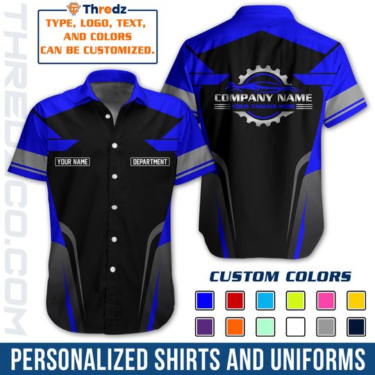 Discover Custom Auto Mechanic Workwear Set: Repair Shop Uniform - All-Over Print
