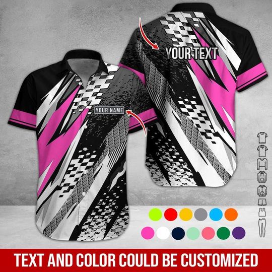 Discover Custom Racing Shirt  Personalized Uniform with Name & Text All Over Printing