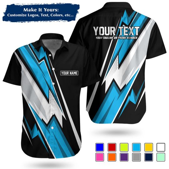 Custom Logo Racing Team Shirt, Personalized Pit Crew Uniform, Motorsport Mechanic Work Shirt, Personalized Name Shirt