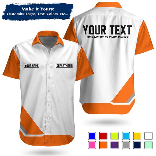 Discover Custom Business Uniform with Logo, Personalized Staff Work Shirt, Custom Branded Workwear, Small Business Apparel, Corporate Team Shirt