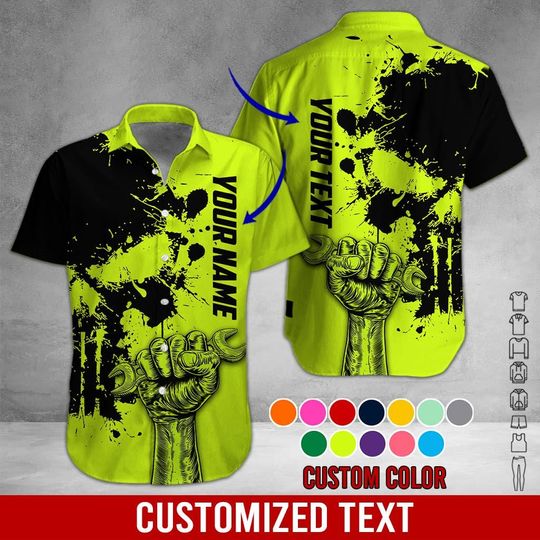 Custom Mechanic Combo Shirt: Personalized Auto Company Uniform