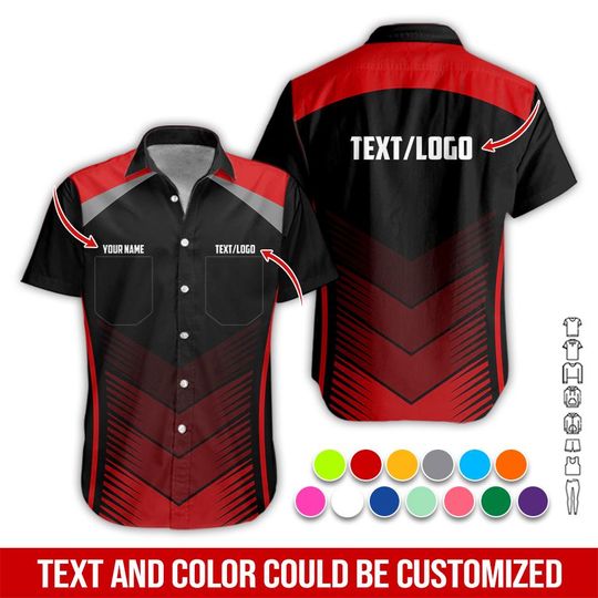 Discover Custom Team Name Mechanic Work Shirt | Personalized Name, Logo & Company Text | Crew Uniform